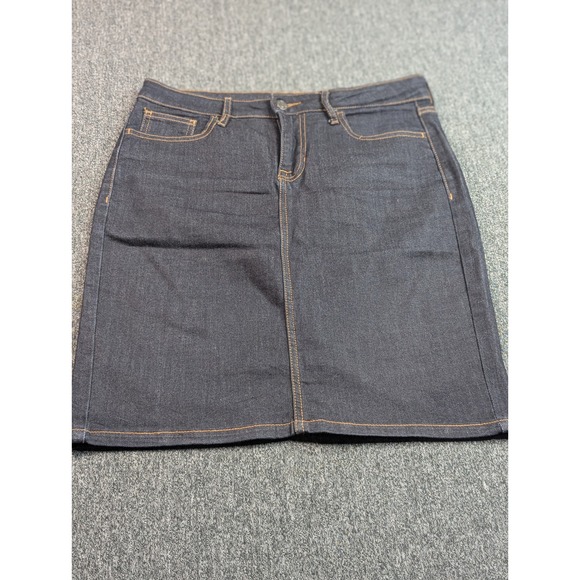 Old Navy Dresses & Skirts - Old‎ Navy Womens Dark Wash Denim Pencil Skirt Size 8 Regular Stretch Knee Length